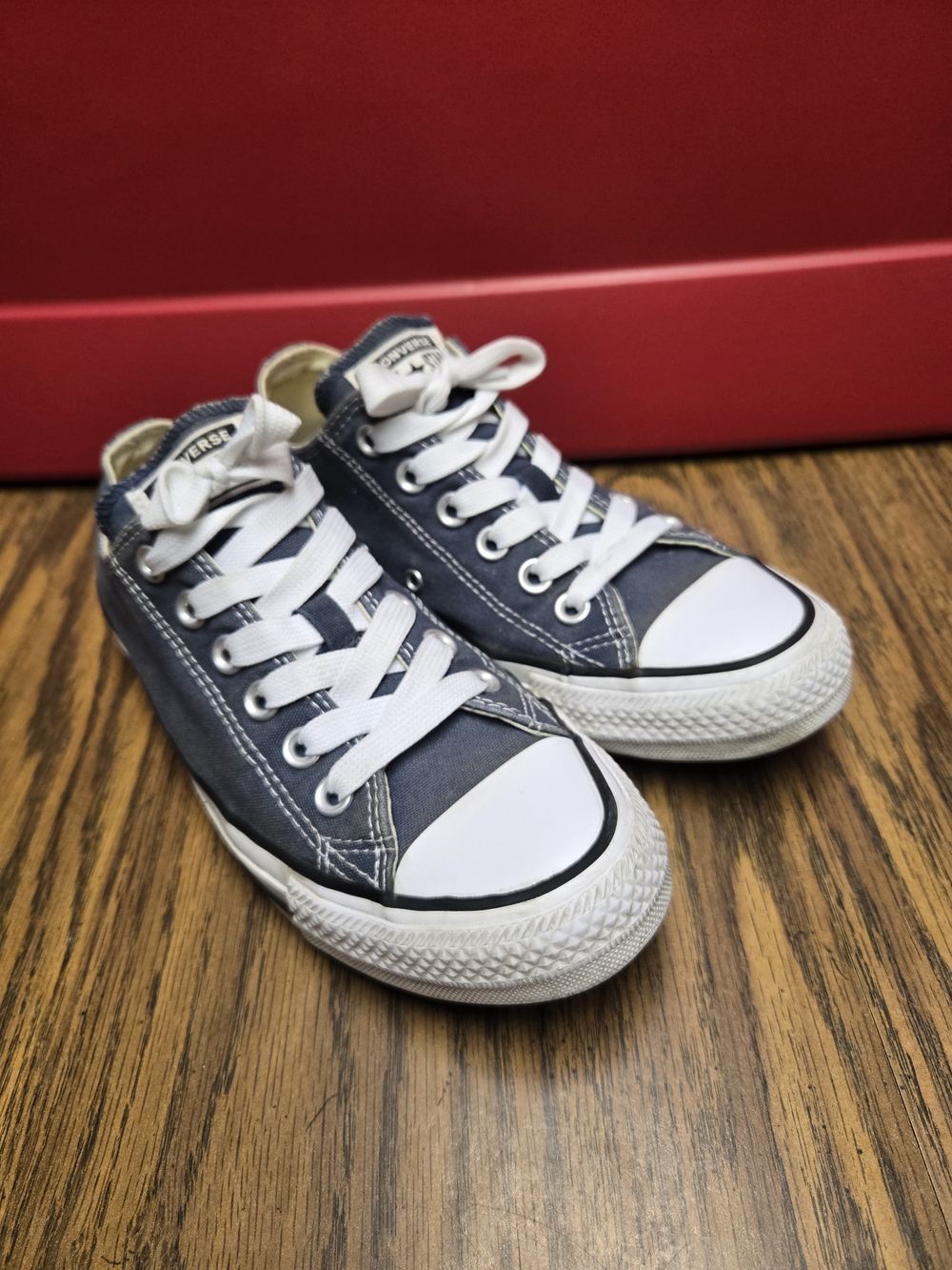 Converse Classic Low Top Sneakers - Blue/Gray.